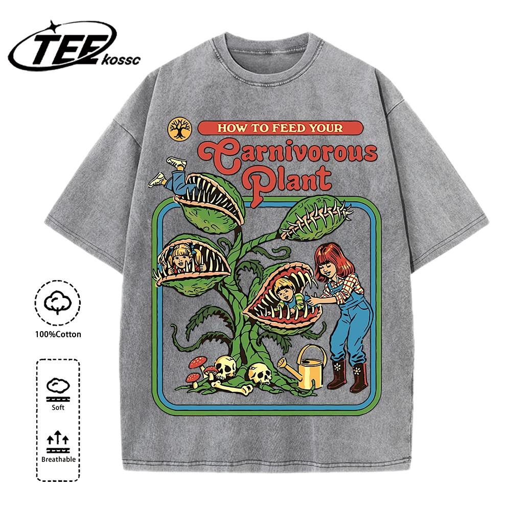 The Treating Doctor Design T-Shirt délavé hommes été offre spéciale t-shirts coton haut confortable 