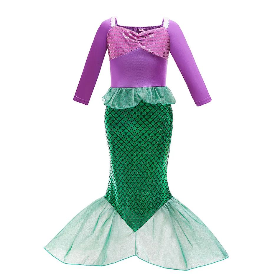 Robe de princesse Jasmine pour filles, ensemble de vêtements pour enfants, anniversaire, luxe, Hallo