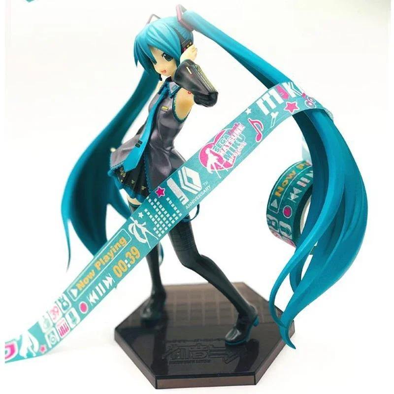 Hatsune Miku ruban dessin animé papier ruban étanche main grand livre décoration Acgn périphérie éco