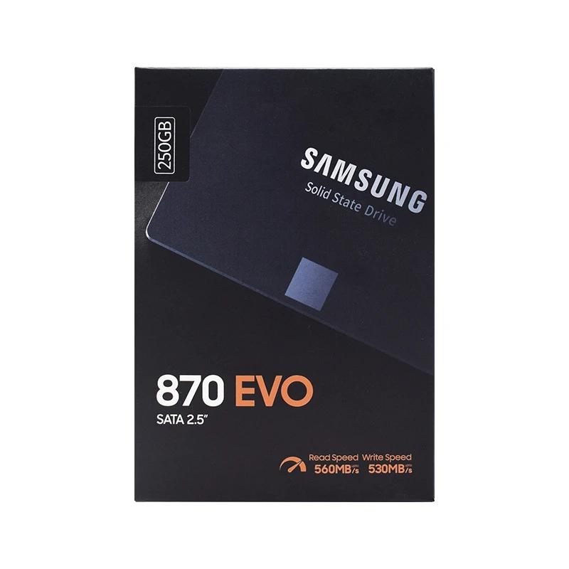 SAMSUNG-Disque SSD interne d'origine pour ordinateur portable ou de bureau, SATAIII SSD 2.5 Evo, 870