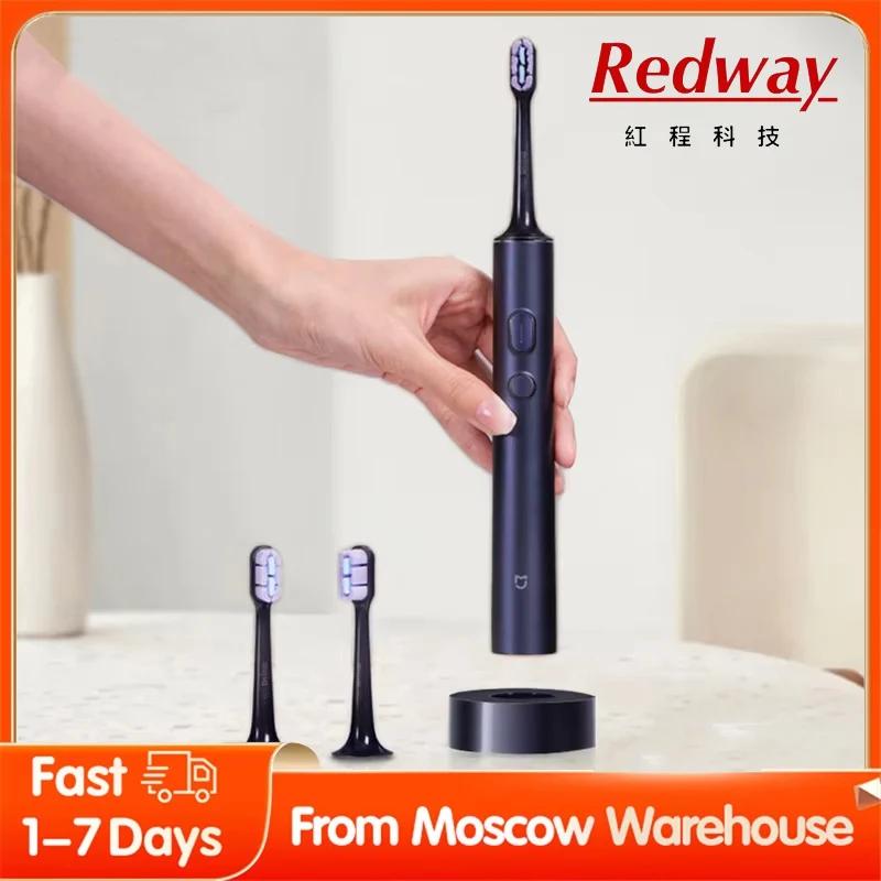 Brosse à dents électrique sonique Mijia T700 avec écran LED, étanche IPX7, poils ultra-denses et sou