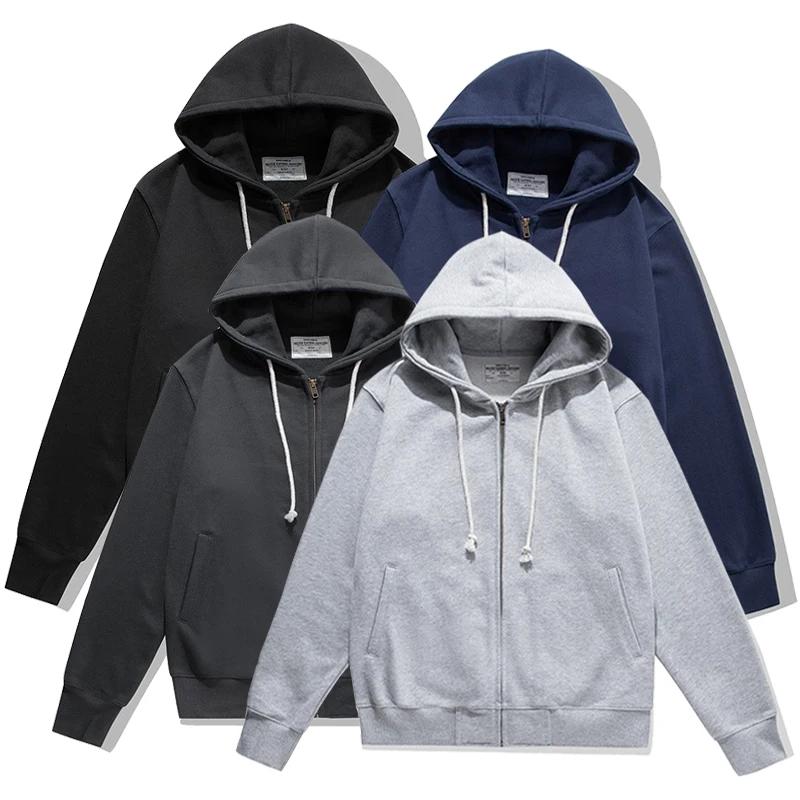 Sweat-shirt à capuche à manches longues pour homme, épais et décontracté, style rétro japonais, tend