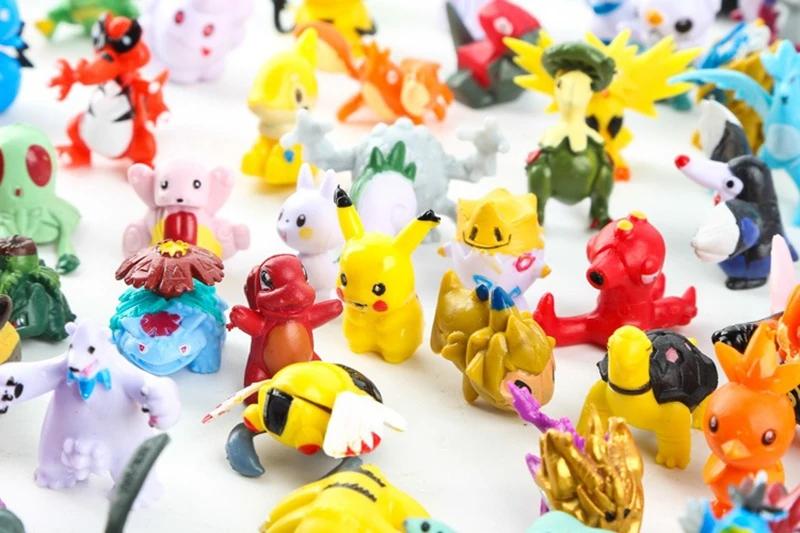 Mini figurines Pokemon Pikachu, 24 pièces, Charizard Charmander écureuil Venusaur, Collection en PVC