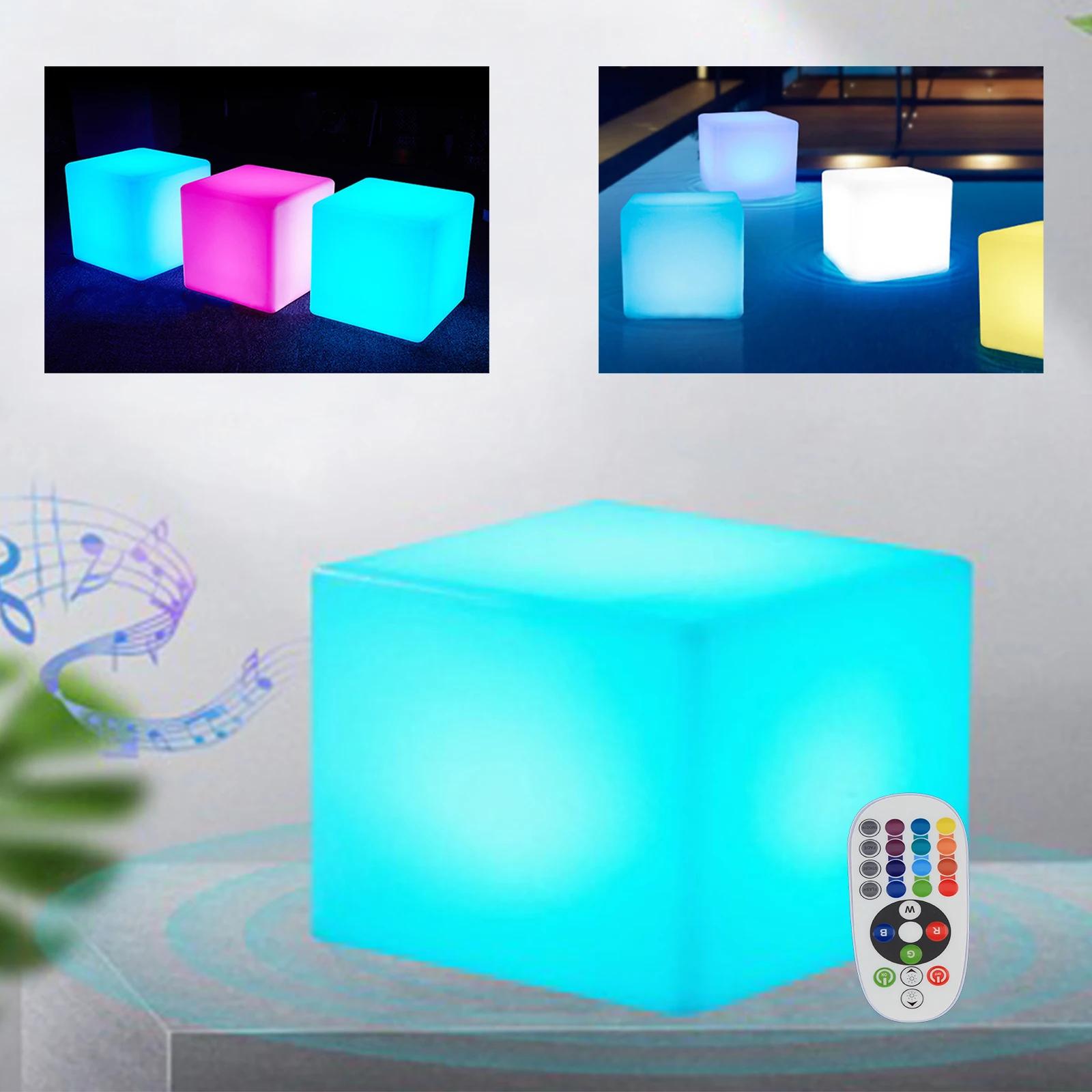 Lumière ambiante cube LED, 16 couleurs de lumière réglables RVB, télécommande, fête, fabricant d'esc