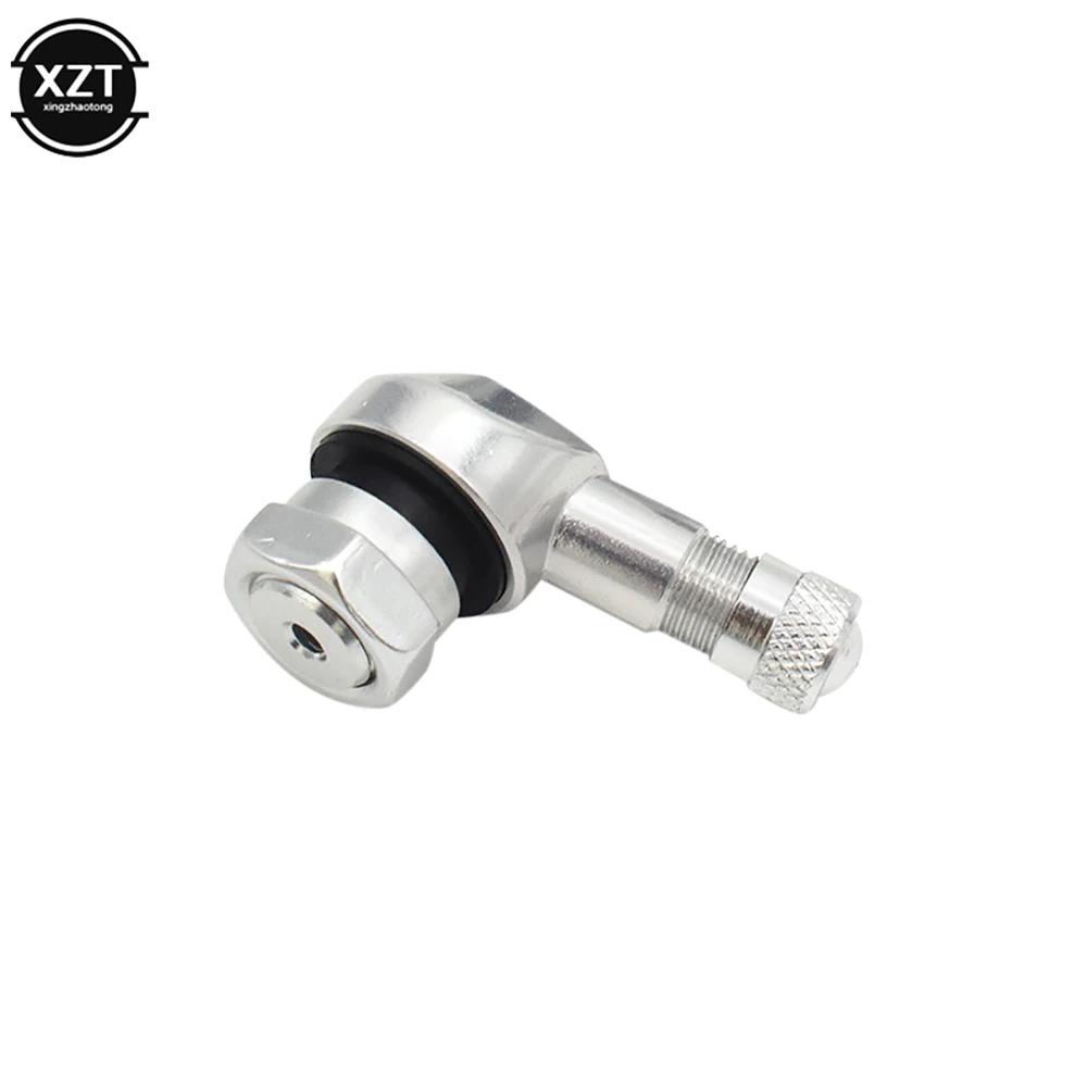 Valve en alliage d'aluminium, jante de moto, Angle de 90 degrés, tiges de Valve Tubeless pour pneu d