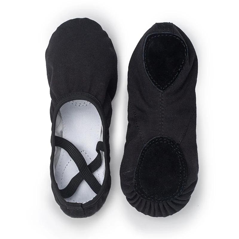 Chaussures ballet toile souple fille pantoufles brev yoga entraînement ballerine femme USHINE
