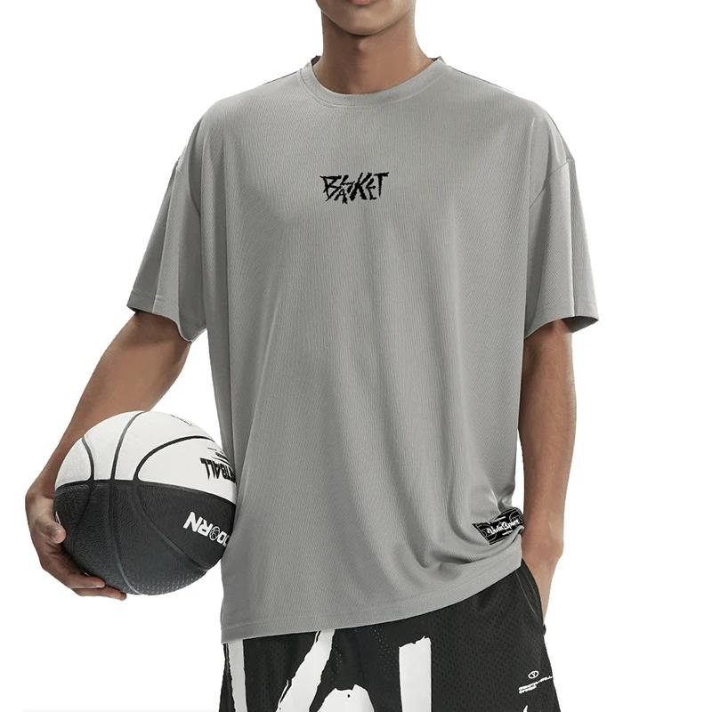T-shirt à Manches Courtes et Col Rond pour Homme, Vêtement de dehors, Surdimensionné, Résistant, Res