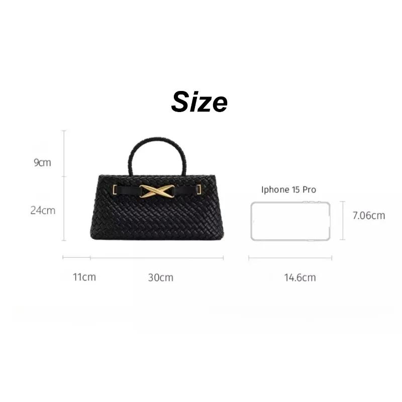 Sac à main tissé à la main de style luxe léger JW PEI, élégant et polyvalent, pochette populaire pou
