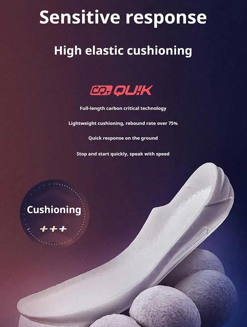 361 degrés BIG3 5.0 Quick Pro hommes chaussures de basket-ball plaque de carbone respirant Stable Fl