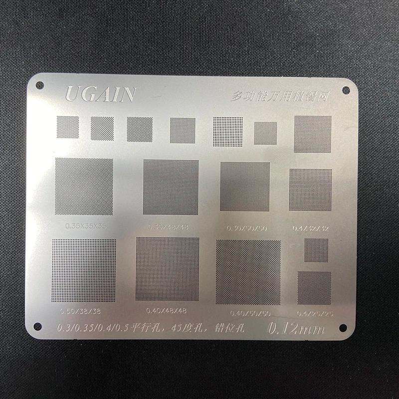Pochoir de reballage BGA universel de haute qualité, trou carré, chauffage Direct, modèle BGA pour t