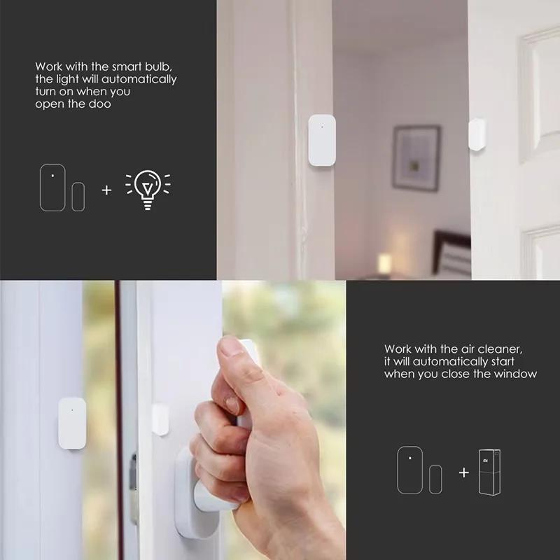 Aqara – capteur de porte/fenêtre Original Zigbee, connexion sans fil, Mini capteur de porte intellig