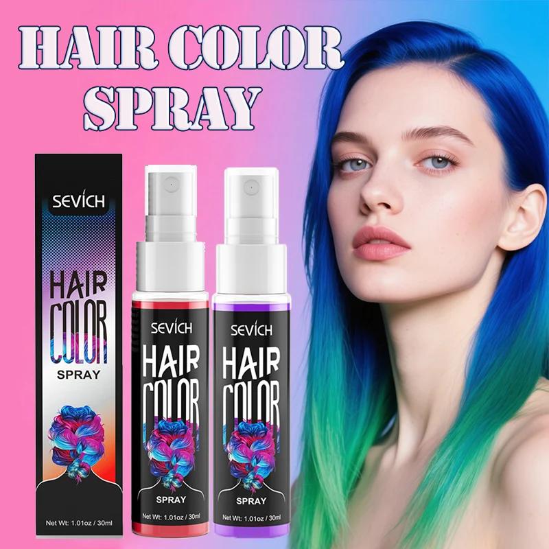 Spray de coloration temporaire pour cheveux, teinture instantanée unique pour Salon de coiffure, tei