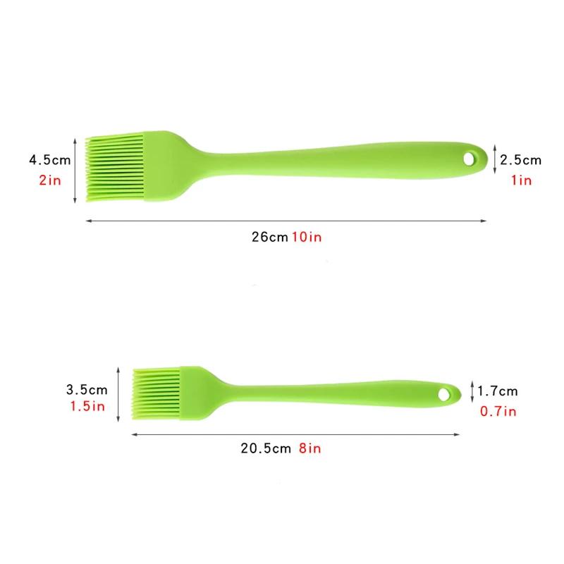 Brosse à huile en Silicone de qualité alimentaire, brosse à badigeonner pour Barbecue, brosse à pâti