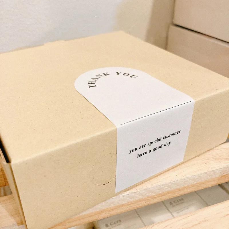 Étiquette autocollante de sceau, 50 pièces, agréable pour vous rencontrer aussi, merci, petites entr