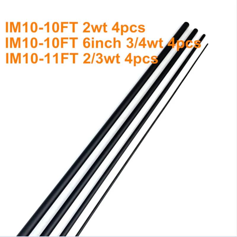 IM10 10FT 2wt/10'6 ''3/4wt /11FT 2/3wt carbone mouche canne à pêche blanc Transparent noir réparatio