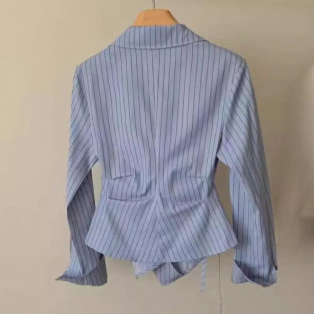 Printemps automne décontracté chemise rayée femmes chemises mode femme à manches longues mince Blous