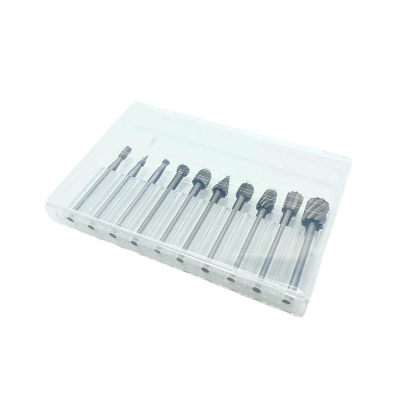 Jeu de forets de routeur de routage HSS, pour outils de fraises rotatives en carbure Dremel, bois, p