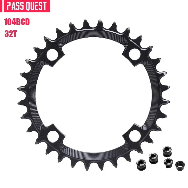 PASS QUEST 104 bcd plateau large étroit rond 30/32/34/36/38T pour M780 M610 670 pour Sram X0 X7 X5 X