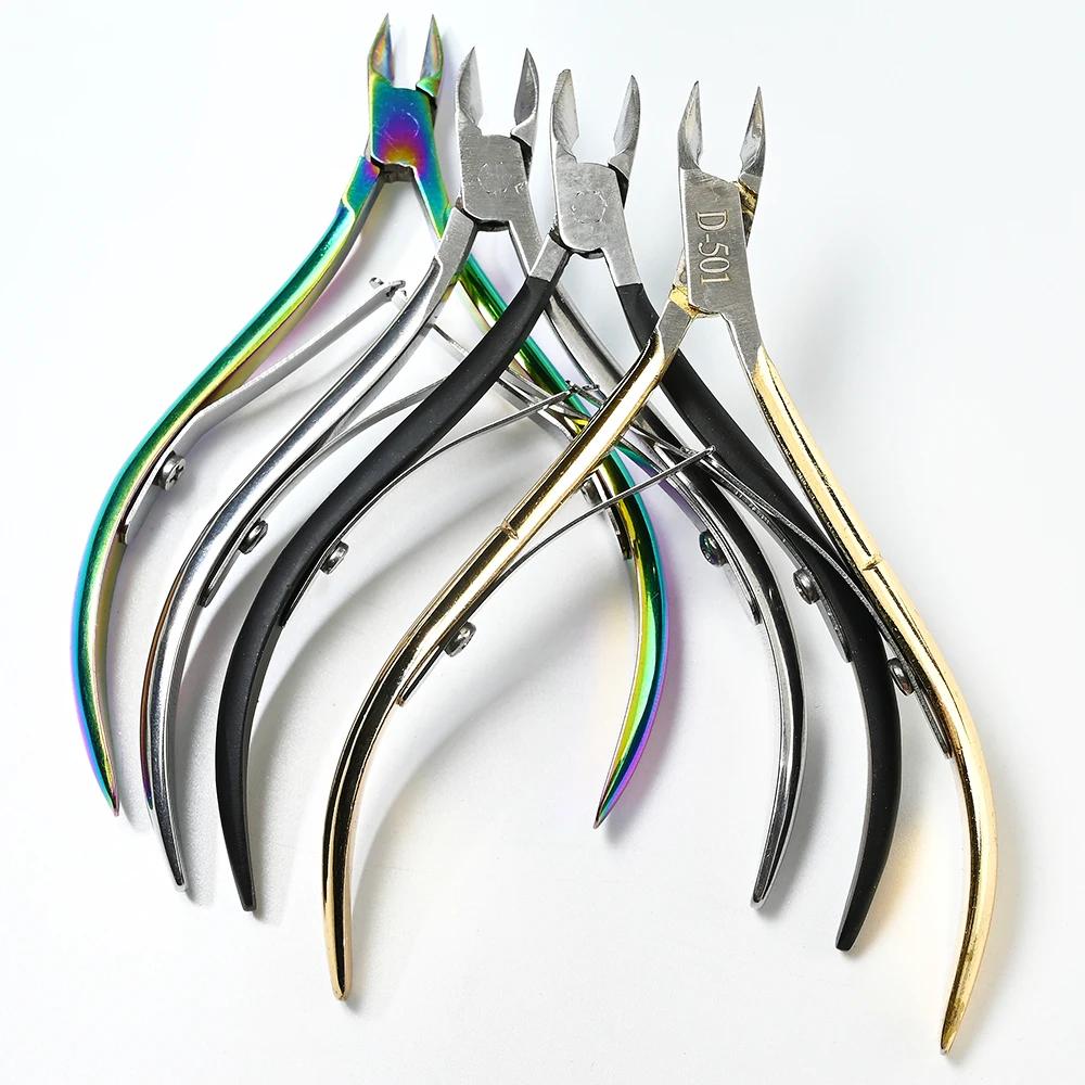 Coupe-cuticules professionnel, ciseaux de manucure, poussoir de pédicure, dissolvant de peau morte, 