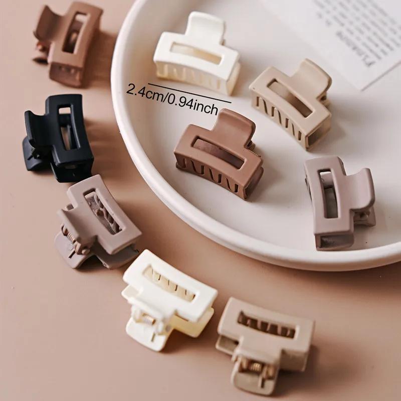 Petites clips beiges mixtes, accessoires pour filles mignonnes, parfaits pour un usage quotidien, de