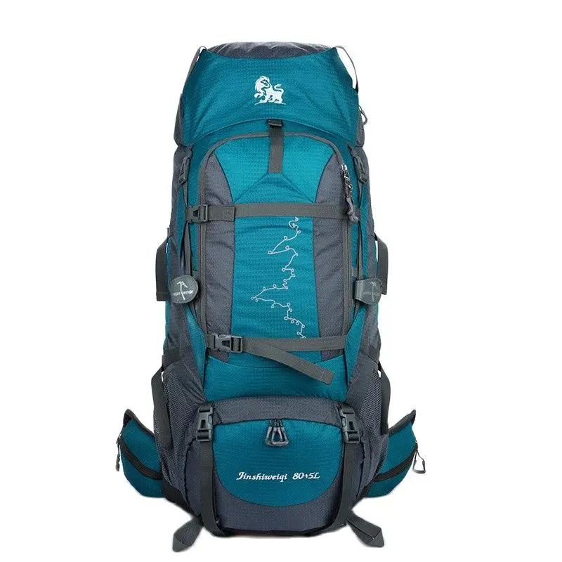 Nouveau Grand sac à dos de tente pratique extérieure 80L avec cadre en métal sac à dos de Camping de