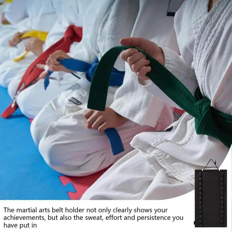 Présentoir de ceinture de Taekwondo, présentoir de ceinture de karaté, 12 ceintures, présentoir mura