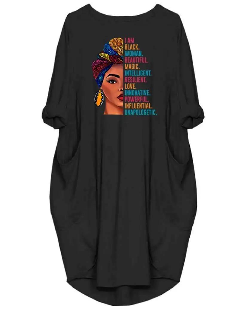 Robes décontractées amples à manches courtes et col rond pour femmes, grande taille