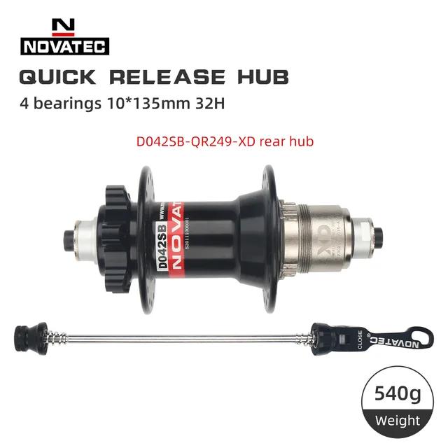 NOVATEC 32H XD moyeu arrière de vélo de montagne 10X135mm/12X142mm/12X148mm essieu rapide/à traversa