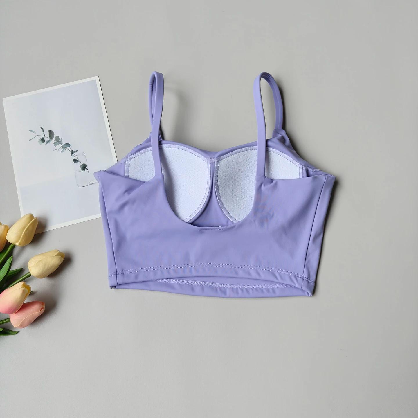 Soutien-gorge de sport respirant pour femmes, haut de fitness, soutien-gorge de sport push up, couss