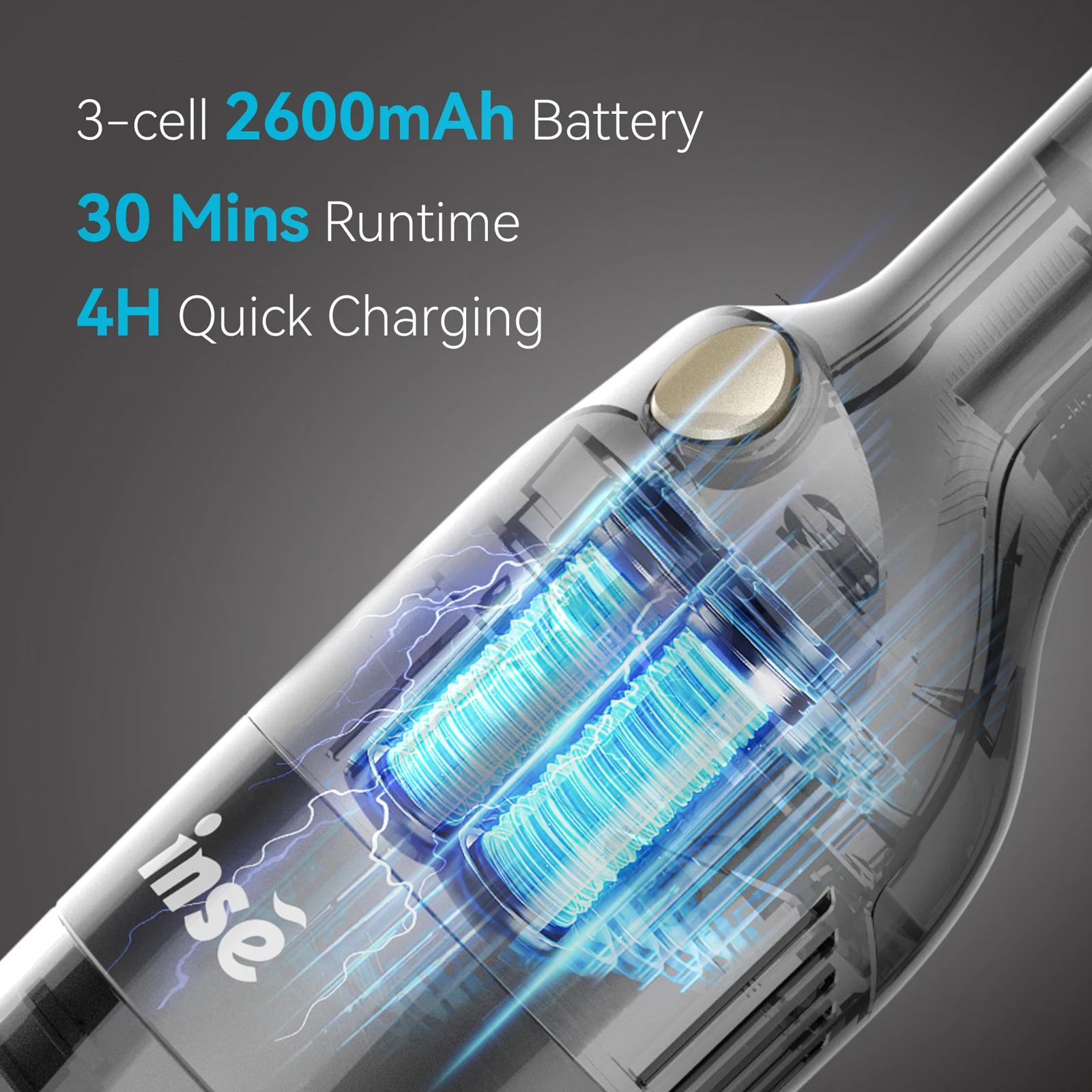 INSE-Aspirateur sans fil H1, appareil de nettoyage