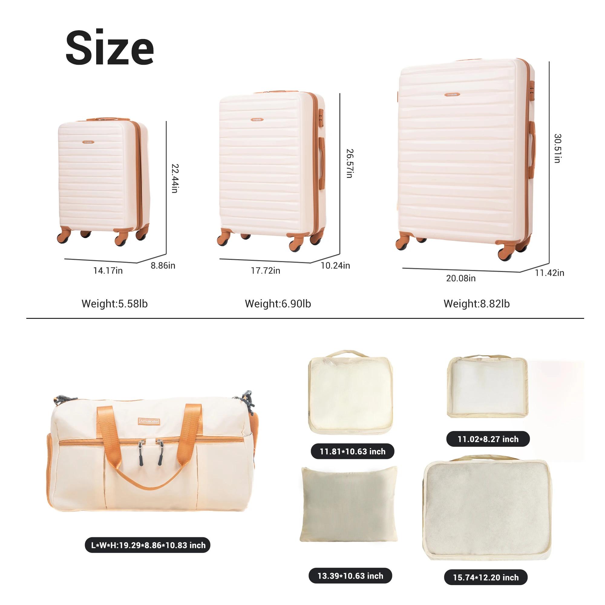 Ensembles de bagages valises 3 pièces avec roue à Double roue rotative, ensemble de valises bagage r