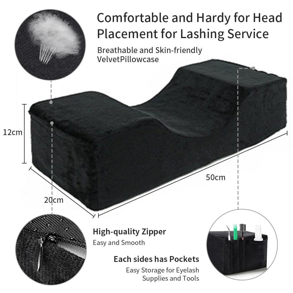 Oreiller pour cils, fournitures d'extension de levage de cils, accessoires professionnels en mousse 