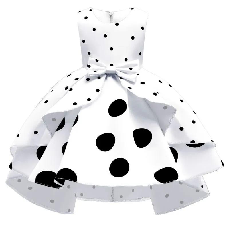Robe à rayures à fleurs pour petites filles, robes de fête de mariage à fleurs, robe de princesse de