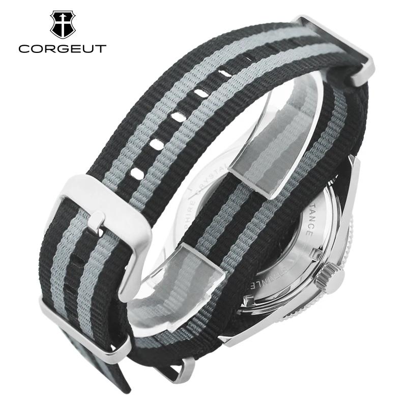 Montre japonaise lumineuse automatique pour hommes, verre saphir 41MM, étanche à 100m, bracelet en N