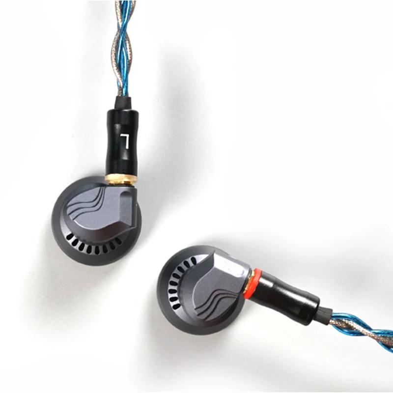 Yincrow RW-3000 phare HIFI casque IEM 15mm unité d'entraînement dynamique métal musique en cours d'e