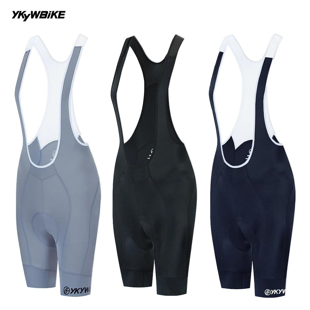 YKYWBIKE Cuissard à Bretelles de Cyclisme pour Femme  Pantalon de Vélo Noir avec Collants Rembourrés