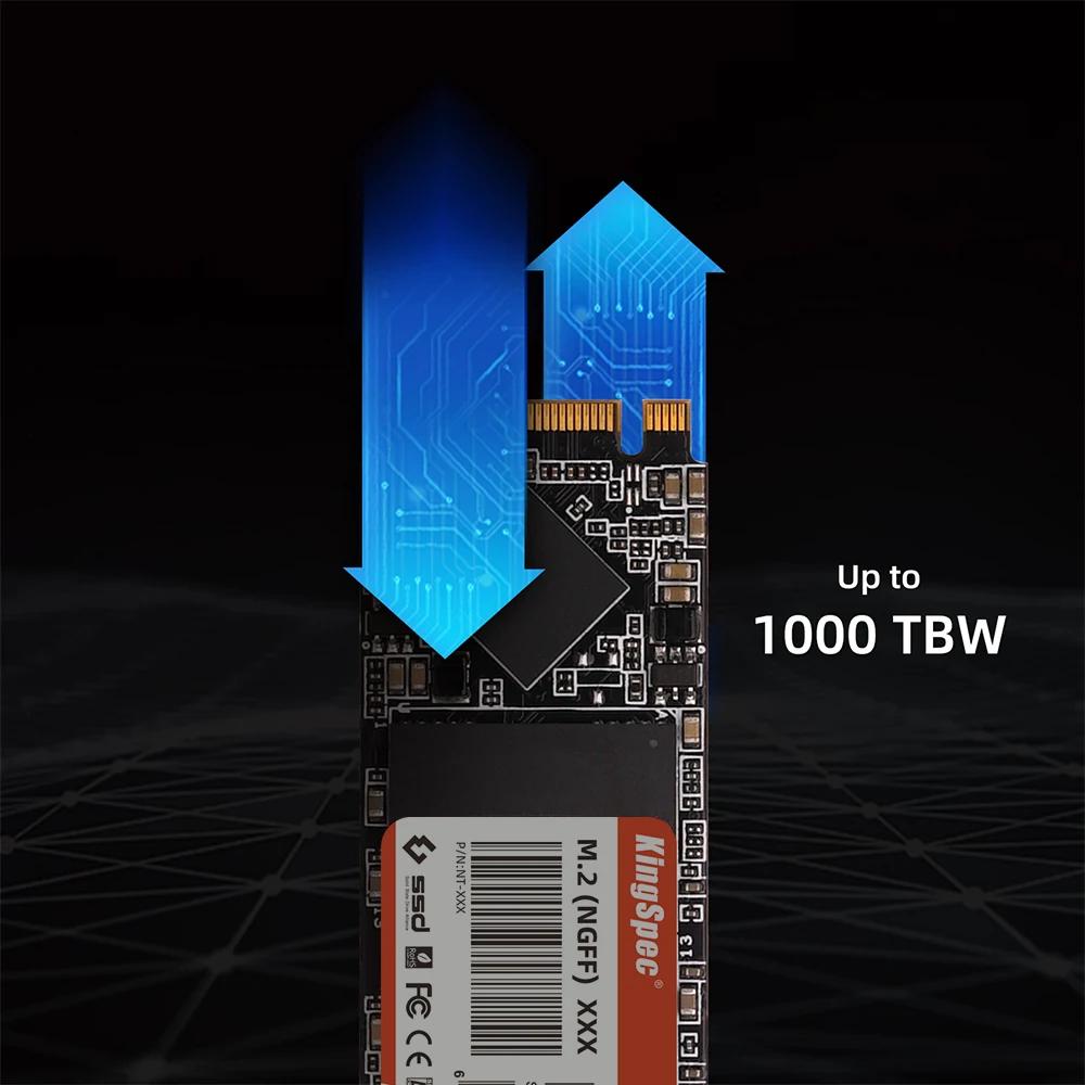 KingSpec M2 SSD 512GB SATA SSD 1TB 128GB 256GB 2T 4T ssd M.2 Ssd 2280 NGFF disque dur interne disque
