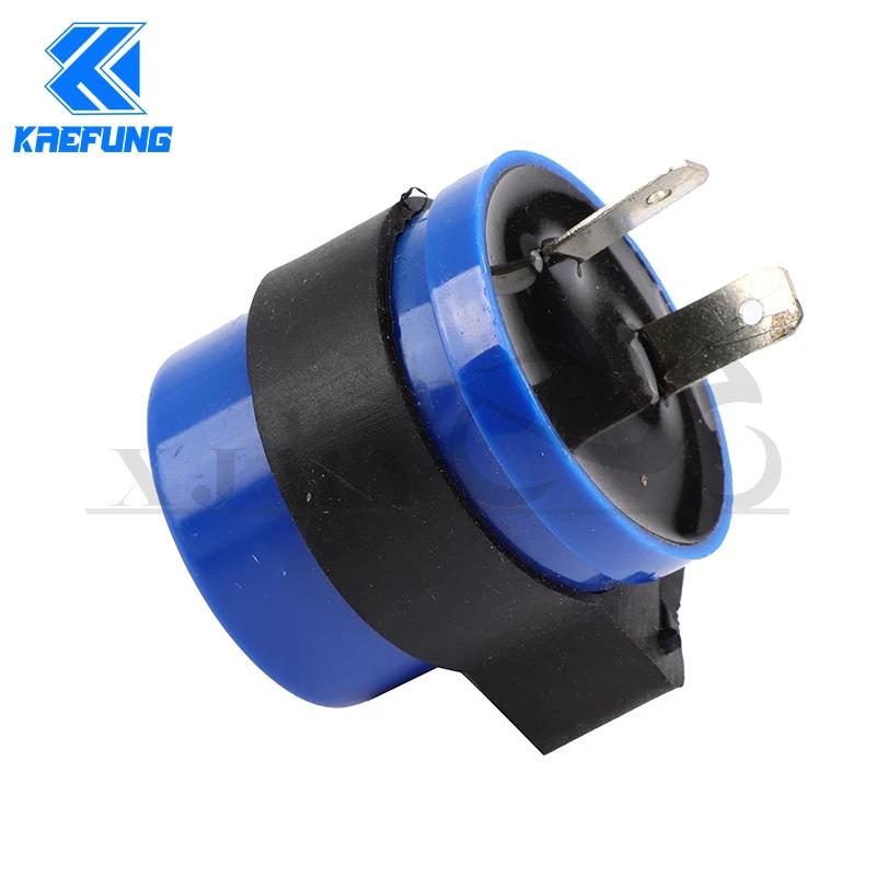 Clignotant intégré bleu pour moto, moteur, buzzer, clignotant, indicateur de citations, entrée DC 6V