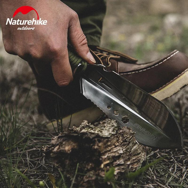 Natureifa-Pelle de camping multifonctionnelle pour l'extérieur, pelle de randonnée, outil d'urgence 