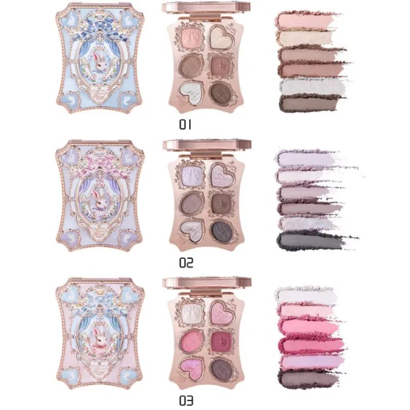 Coffret Cadeau Flowerknows Bunny Garden Collection : Palette Maquillage Haute Pigmentation, Baume à 
