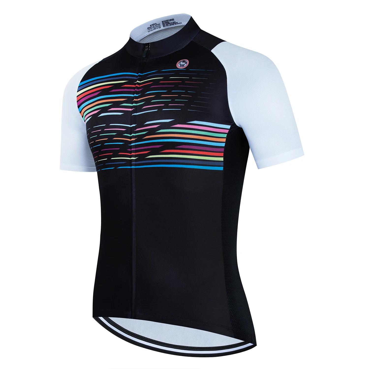 Maillot de vélo à manches courtes pour hommes, T-shirt de cyclisme en plein air, vtt, vêtements de v