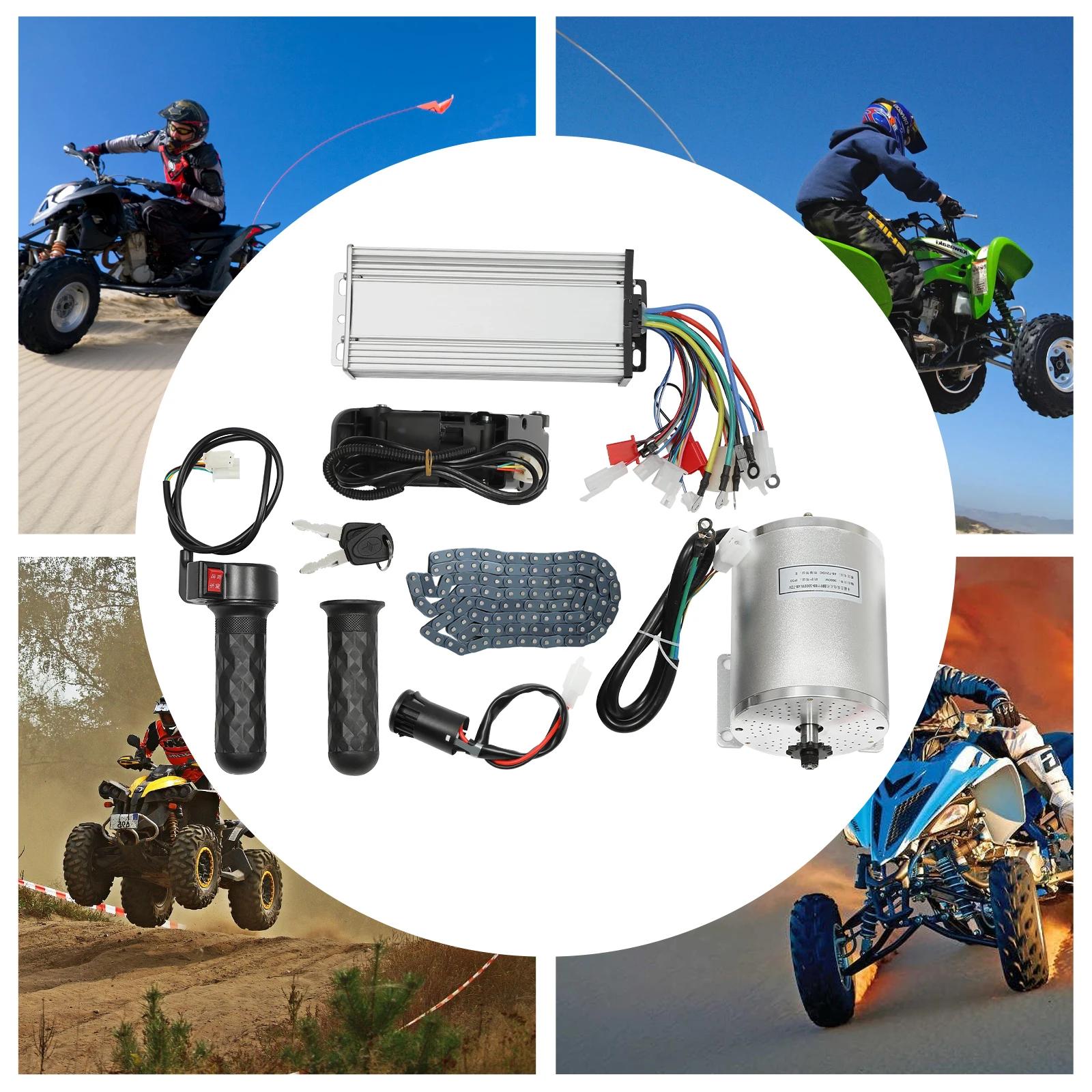 Kit de moteur sans balais avec contrôleur et accélérateur pour scooter électrique, conversion de piè