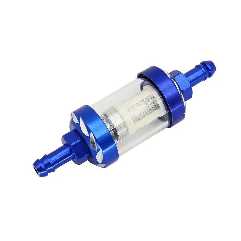 Filtre à essence en verre en alliage d'aluminium CNC, D343 Pit Bike, CRF70, 90, 125, TTR100, 140, KL