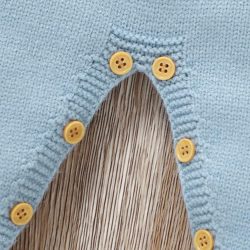Barboteuse Bergame en Tricot Doux pour Bébé Garçon de 0 à 18 Mois, Combinaison à Manches sulfet Col 