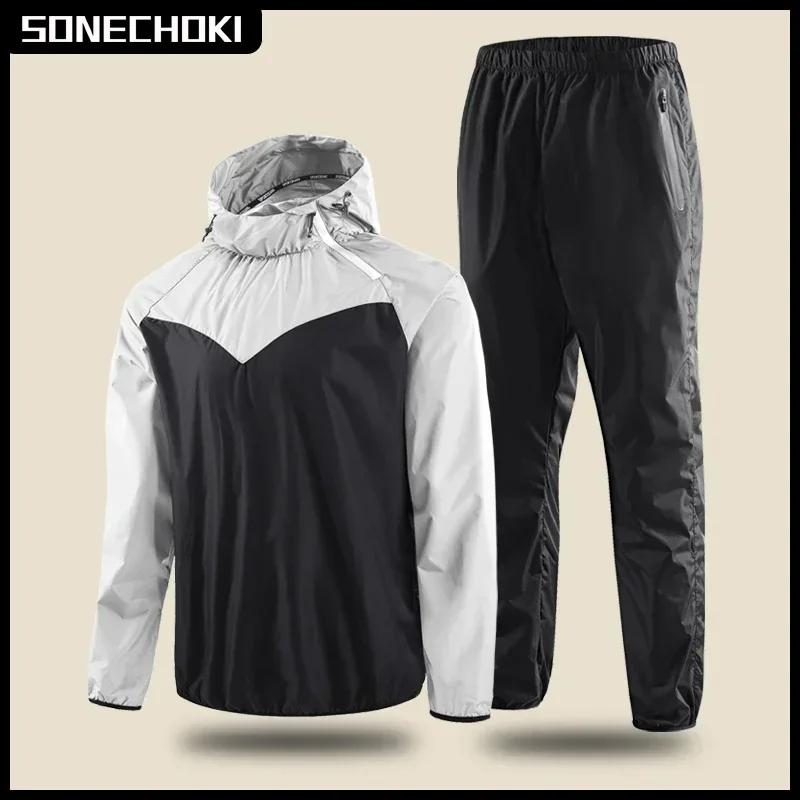 Combinaison sauna unisexe vêtements transpiration complète boxe course fitness perte poids