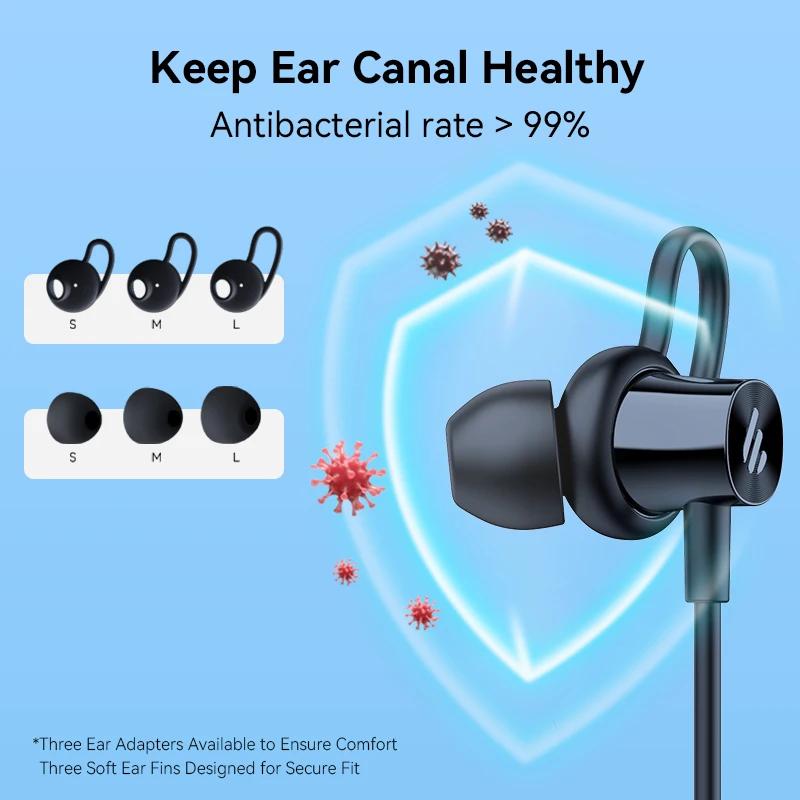 Écouteurs Bluetooth à tour de cou Edifier W210BT, type magnétique, écouteurs sportifs, casque sans f