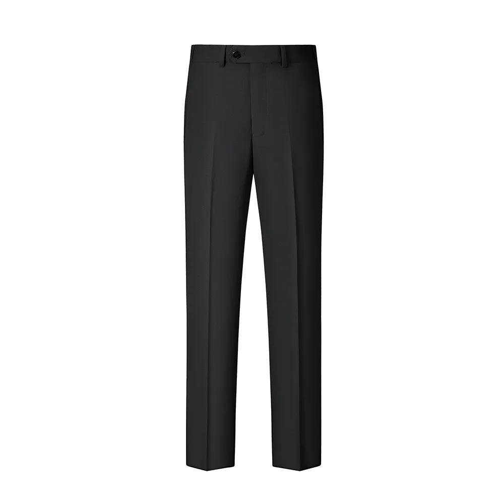 Ensemble de costume et veste pour homme de haute qualité, de couleur foncée, avec col montant de sty