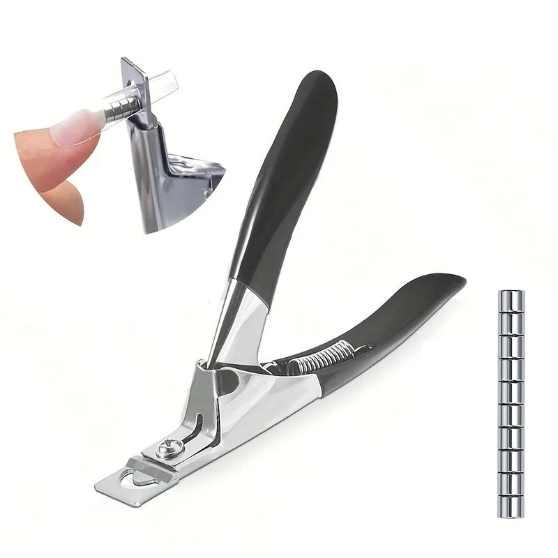 Coupe-ongles en acrylique avec 15 aimants, coupe-ongles longs en Gel acrylique, pointes réglables en