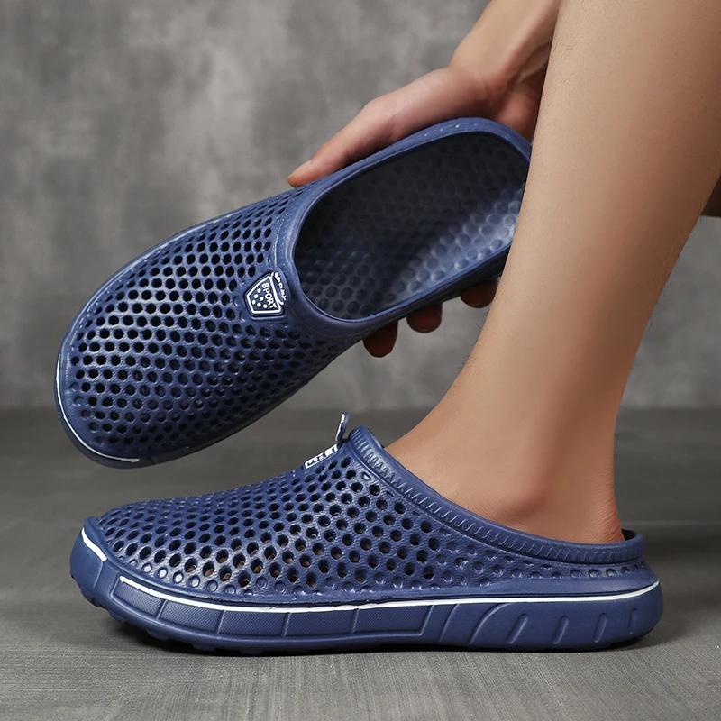 Sabots EVA unisexe hommes femmes été - Pantoufles plage légères colorées chaussures d'eau confortables