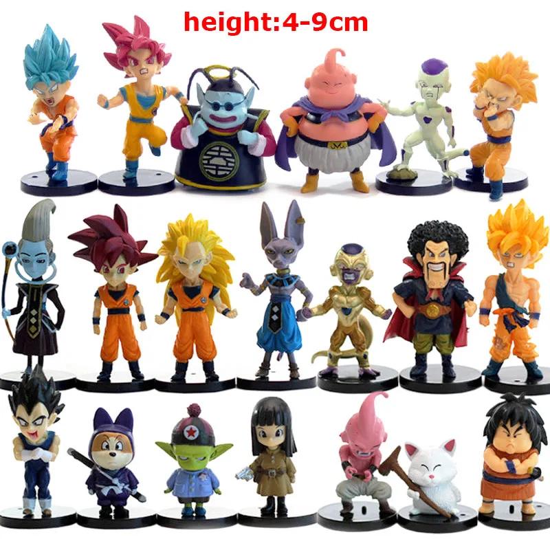 Dragon Ball Super fils Goku végéta Broly Buu figurine Dragon Ball ensemble de figurines Anime Figuri